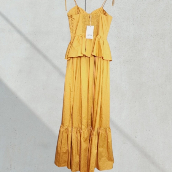 NWT Misa 'Rosie' Ruffled Maxi Dress - Picture 7 of 8